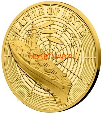  425  2019    1944  -       (Niue 425$ 2019 Set Gold Coins War 1944 Battle of Monte Cassino Operation Overlord Market Garden Battle of Leyte)..K5G/92 (,  1)
