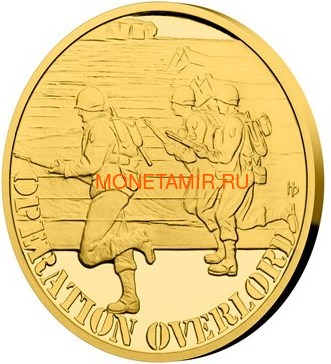 425  2019    1944  -       (Niue 425$ 2019 Set Gold Coins War 1944 Battle of Monte Cassino Operation Overlord Market Garden Battle of Leyte)..K5G/92 (,  3)