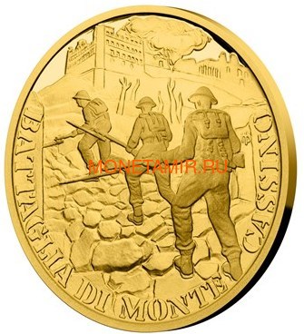  425  2019    1944  -       (Niue 425$ 2019 Set Gold Coins War 1944 Battle of Monte Cassino Operation Overlord Market Garden Battle of Leyte)..K5G/92 (,  4)