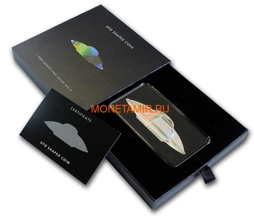   2  2020      (Solomon Islands 2$ 2020 UFO Alien Hologram Silver Coin)..65 (,  2)