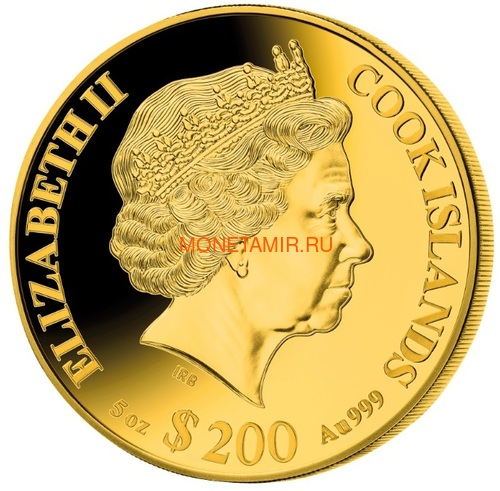   200  2021      (Cook Isl 2021 200$ Year of the Ox Mother of Pearl 5Oz Gold Coin Proof)..65 (,  1)