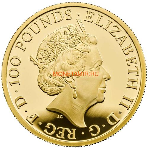  100  2020       (GB 100&#163; 2020 Queen's Beast White Horse of Hanover Gold Coin)..65 (,  1)