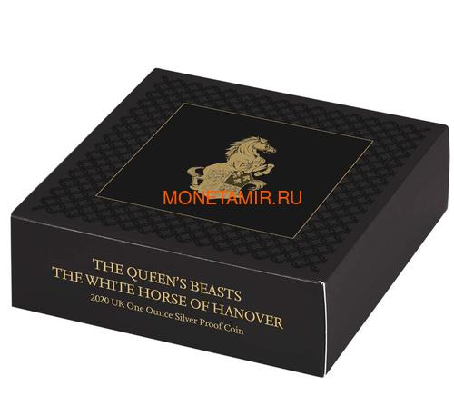  2  2020       (GB 2&#163; 2020 Queen's Beast White Horse of Hanover Silver Coin)..85 (,  4)