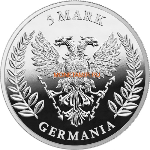  5  2020   (Germania 5 Mark 2020 Gemania 1oz Silver Coin)..75 (,  1)
