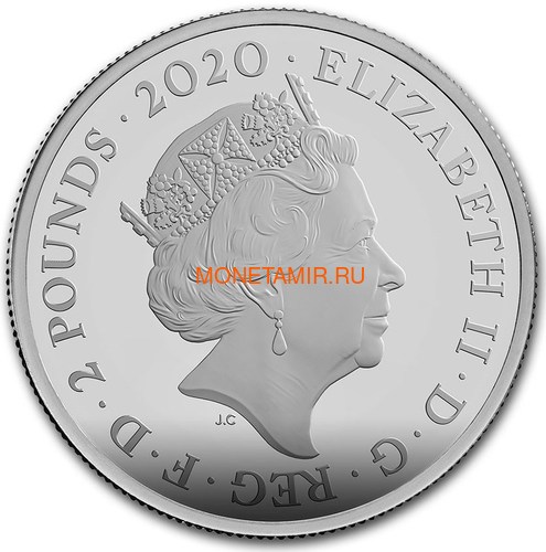  2  2020   (GB 2&#163; 2020 James Bond 1oz Silver Proof Coin)..65 (,  2)