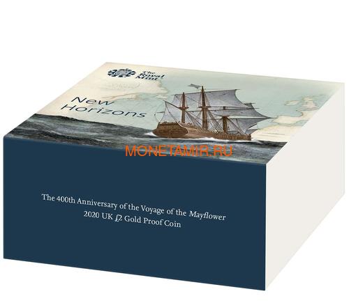 2  2020    (GB 2&#163; 2020 Mayflower Gold Proof Coin)..90 (,  4)