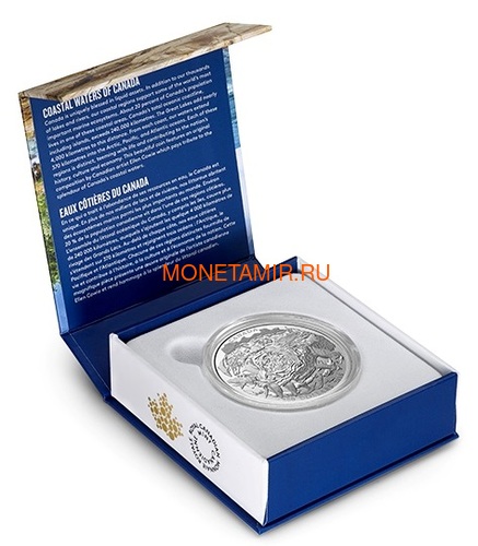  200  2015      (Canada 200$ 2015 Coastal Waters of Canada 2oz Silver Coin)..001115251074/60 (,  2)