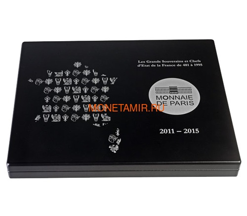  10  2011-2015     15   ( France 10 Euro 2011-2015 From Clovis to the Republic 15 Coins Set Silver )..92 (,  2)