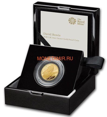 100  2020     ( GB 100&#163; 2020 David Bowie Music Legends 1oz Gold Proof Coin )..92E (,  2)