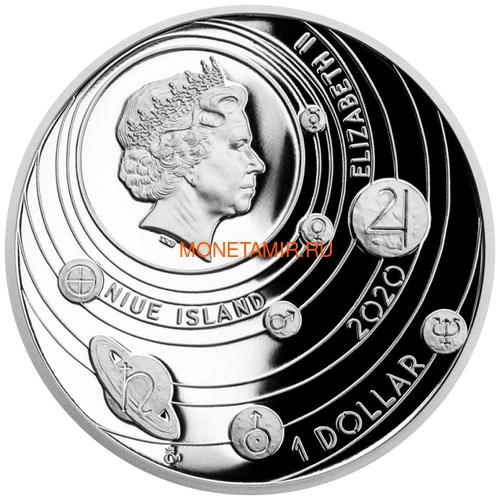  1  2020    (Niue 1$ 2020 Solar System Venus 1Oz Silver Coin)..CZ/92 (,  2)
