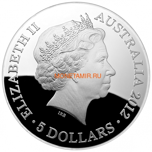 5  2012      (Australia 5$ 2012 Southern Sky Crux Domed 1oz Silver Coin)..60 (,  2)