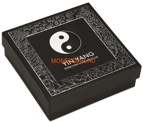  1  2016     (Tuvalu 1$ 2016 Yin Yang Rotating Charm 1oz Siler Coin)..92 (,  5)