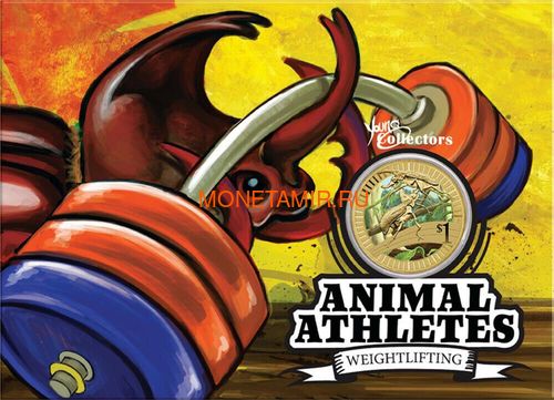  1$ 2012    6  (Australia 2012 1$ Animal Athletes Young Collectors Coin Collection)..92 (,  5)