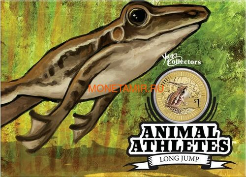  1$ 2012    6  (Australia 2012 1$ Animal Athletes Young Collectors Coin Collection)..92 (,  11)
