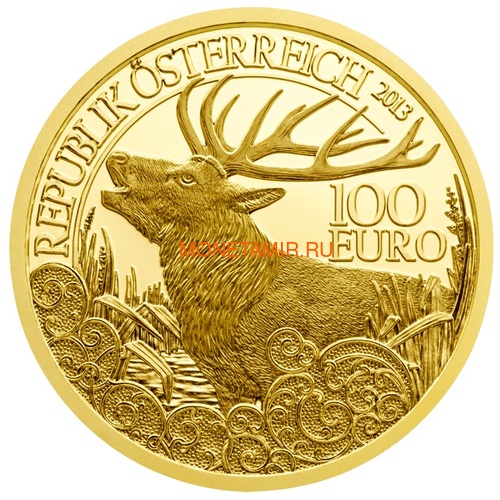  100  2013-2018            6  (Austria 100E Wildlife in our Sights Gold Coin Set)..92 (,  3)