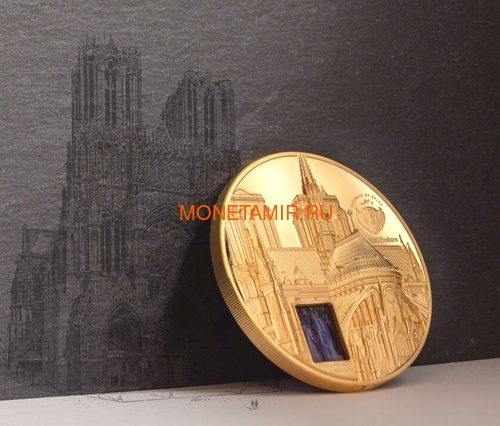  500  2021  -     (Palau 500$ 2021 Metropolis Notre-Dame Tiffany Art 5oz Gold Coin)..92 (,  6)