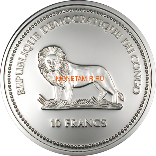  10  2003  (Congo 10 Francs 2003 Skunk Silver Coin)..174203 (,  1)
