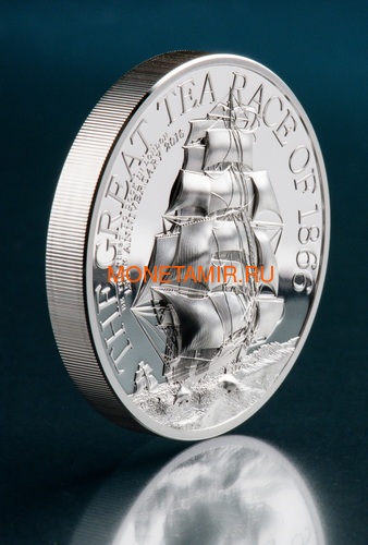   10  2016        (Cook Islands 10$ 2016 The Great Tea Race 2oz Silver Coin)..60 (,  1)