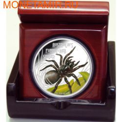  1  2012       (Tuvalu 1$ 2012 Deadly and Dangerous Funnel Web Spider 1oz Silver Coin)..000342240960/92 (,  2)