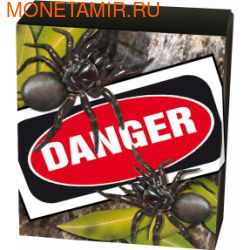  1  2012       (Tuvalu 1$ 2012 Deadly and Dangerous Funnel Web Spider 1oz Silver Coin)..000342240960/92 (,  3)