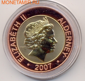  1  2007      (Alderney 1 pound 2007 Edward Youde Governors of Hong Kong BM)..000029316607/55D (,  1)