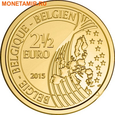  2,5  2015 200      (2015 Belgium 2,5E 200 Yrs Battle of Waterloo Coincard)..000100050800/60 (,  1)