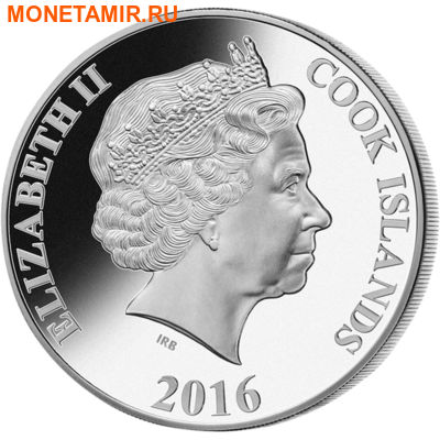   25  2016    100   (Cook Isl 25$ 2016 Trans Siberian Railway Mother of Pearl 5Oz Silver Coin Proof)..60 (,  1)
