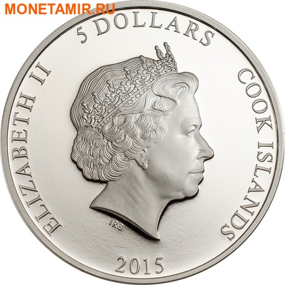   5  2015    (Cook Isl 5$ 2015 Magnificent Life Peacock 1Oz 999 Silver)..60 (,  1)