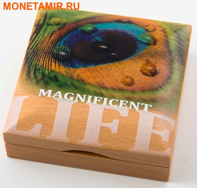   5  2015    (Cook Isl 5$ 2015 Magnificent Life Peacock 1Oz 999 Silver)..60 (,  2)