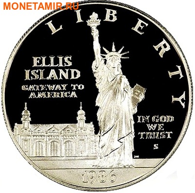    1  + 5  +   1986.100    (1986 US Statue of Liberty - Three (3) Coin Commemorative Proof Set)..60 (,  1)