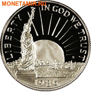    1  + 5  +   1986.100    (1986 US Statue of Liberty - Three (3) Coin Commemorative Proof Set)..60 (,  5)