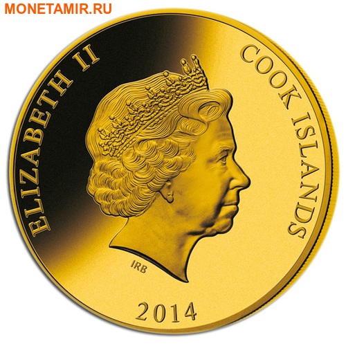   1000  2014     (Cook Isl 1000$ 2014 Nautilus Jules Verne Mother of Pearl 5Oz Gold Coin Proof)..60 (,  1)