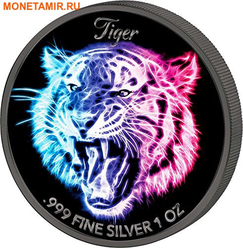   32  2016       (Solomon Isl. 3x2$ 2016 Black Neon Collection Lion Leopard Tiger)..002147353575/60 (,  3)