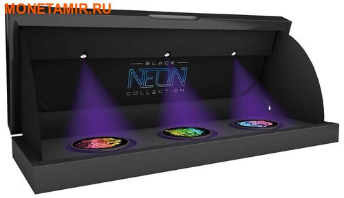   32  2016       (Solomon Isl. 3x2$ 2016 Black Neon Collection Lion Leopard Tiger)..002147353575/60 (,  4)