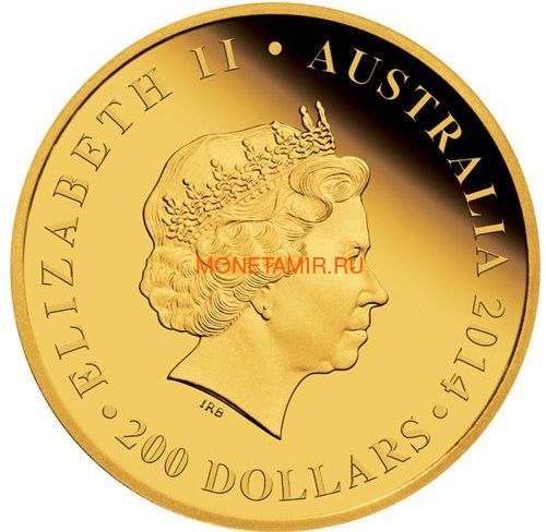  200  2014      (Australia 200$ 2014 Turtle The Land Down Under  Great Barrier Reef 2014 2oz)..67 (,  1)