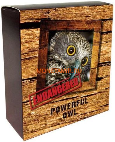  1  2018      (Tuvalu 1$ 2018 Endangered Extinct Powerful Owl)..60 (,  3)