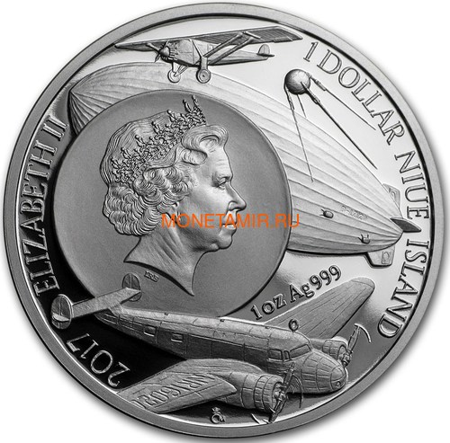  1  2017      (  ) Niue 1 dollar 2017 Century of flight Amelia Earhart..60 (,  1)