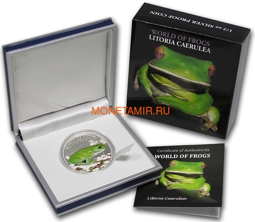  2  2013      (Palau 2$ 2013 Litoria Caerulea World of Frogs)..000202848905/60 (,  2)