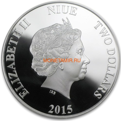  2  2015  - (Niue 2$ 2015 Elephant Feng Shui)..000533549621/60 (,  1)