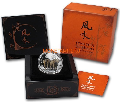  2  2015  - (Niue 2$ 2015 Elephant Feng Shui)..000533549621/60 (,  2)