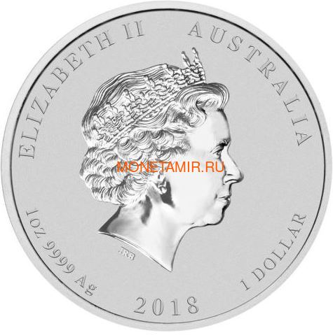 1  2018      (Australia 1$ 2018 Year of the Dog Lunar calendar)..60 (,  1)
