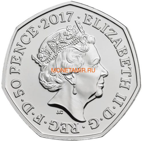  50  2017       (UK 50 pence 2017 Benjamin Bunny Rabbit Beatrix Potter Blister) ..60 (,  2)