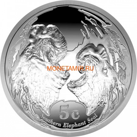   85  2017   4-              (South Africa 85c 2017 Marine Areas 4 coin Prestige Set Penguin Killer Whale Albatros Seal)..60 (,  1)