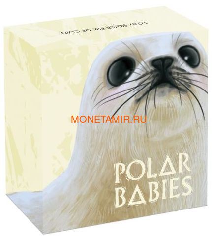  50  2017     (Tuvalu 0,5$ 2017 Harp Seal Baby Polar Babies)..60 (,  3)