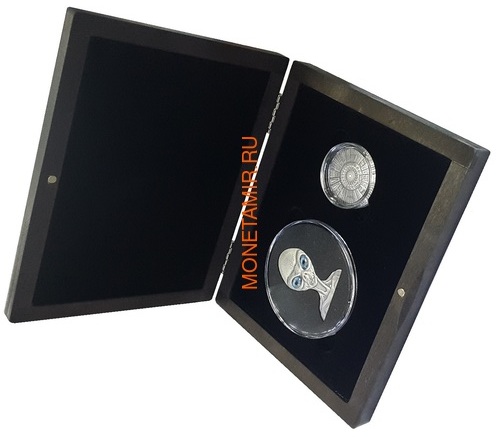   2x1000  2017   -   (Burkina Faso 2x1000FCFA 2017 Roswell UFO Incident 2 coin Set)..000784954896/60 (,  6)