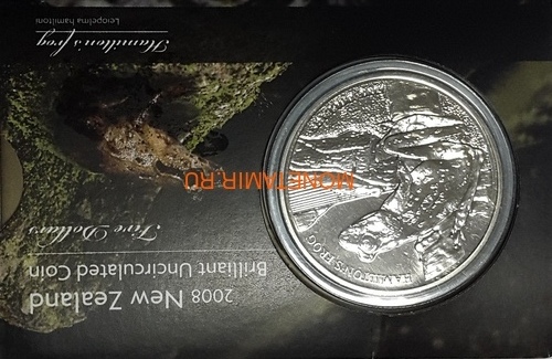   5  2008   (New Zealand 5$ 2008 Hamilton's Frog)..60 (,  3)