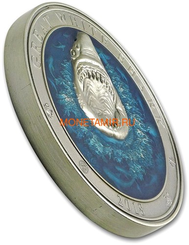  5  2018      (Barbados 5$ 2018 Great White Shark Underwater World)..60 (,  1)