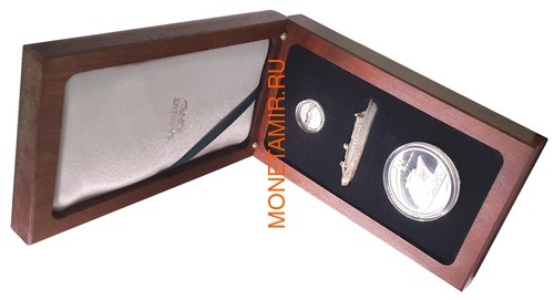   2  + 2,5  2011    2     (Silver Proof Combo Set R2 and 2,5c 2011 South Africa Maritime History The Queen Mary 2 nd SA Van Der Stel)..001298036388/60 (,  6)