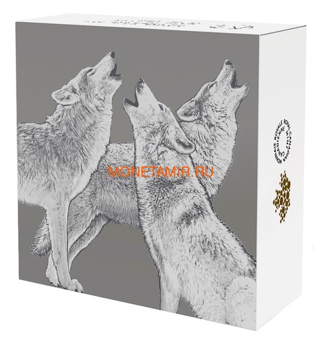  20  2017       () Canada 20$ 2017 EXCLUSIVE Masters Club Coin Series Timber Wolf..60 (,  3)