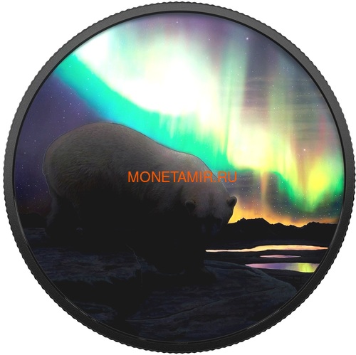  30  2018         (Canada 30$ 2018 Glow-In-The-Dark Coin Arctic Animals and Northern Lights Polar Bear)..60 (,  1)